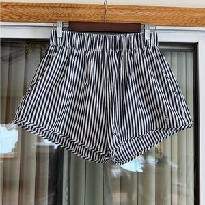 Recreational Habits High Waist Striped “Ferry” Women's Shorts